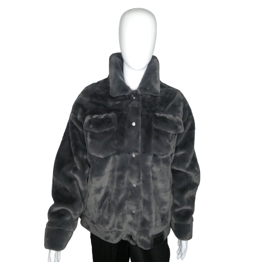 NWT UGG Frankie Faux Fur Trucker‎ Jacket